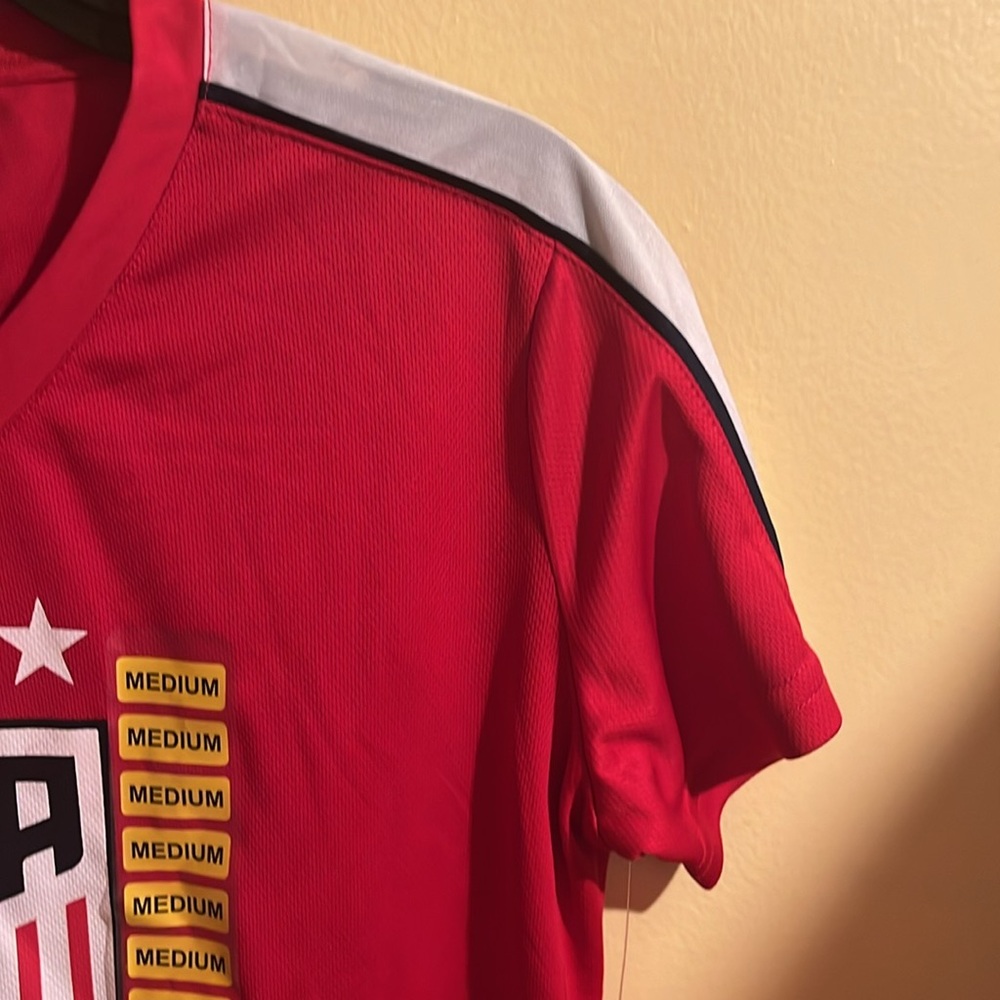 Jersey USA soccer blue size Medium color Red #9 - Picture 3 of 4